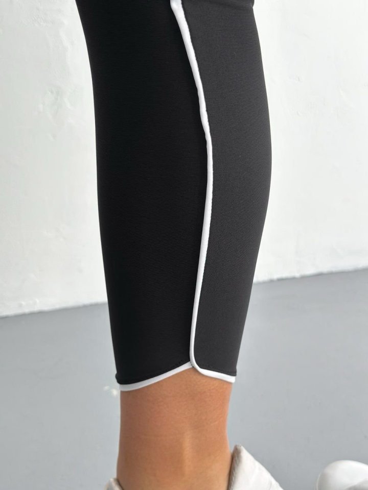 Kadın Dalgıç Kumaş Yüksek Bel Biyeli Tayt