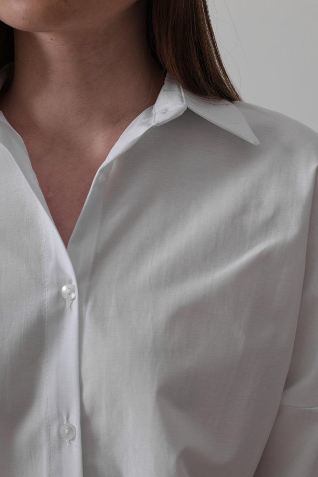 Uzun Kol Gömlek - Beyaz