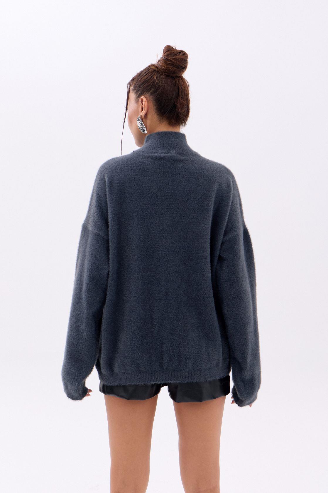 42321 TRİKO YARIM BALIKÇI SALAŞ KAZAK-ANTRASİT