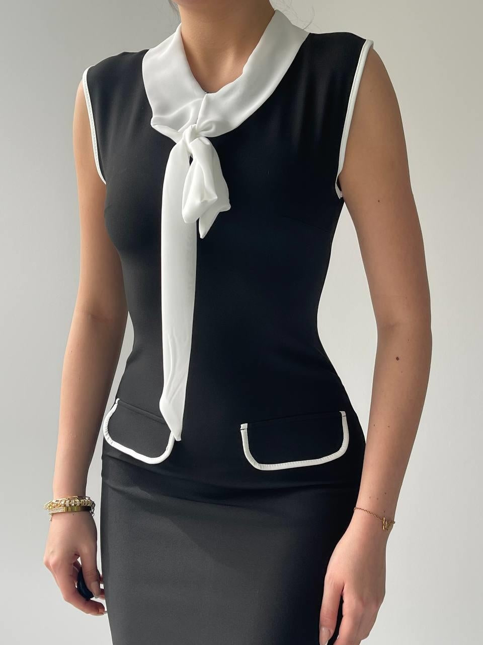 Area Fularlı Elbise