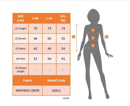 Kadın Kolsuz V Yakalı Blok Renkli Ithal Krep Bluz