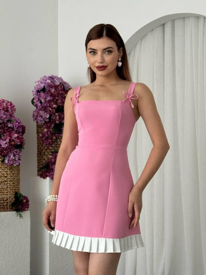 Steel Fiyonk Detay Elbise