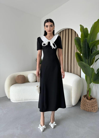 Zerra Yaka Kurdale Detay Elbise