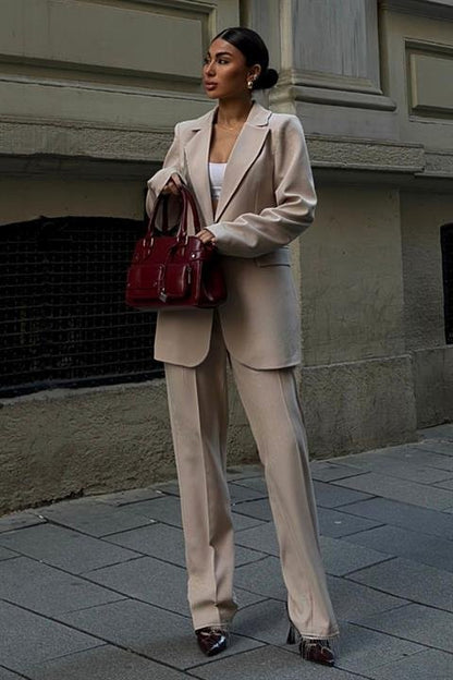 Yaka Ve Paçaları Püsküllü Takım Elbise 10043