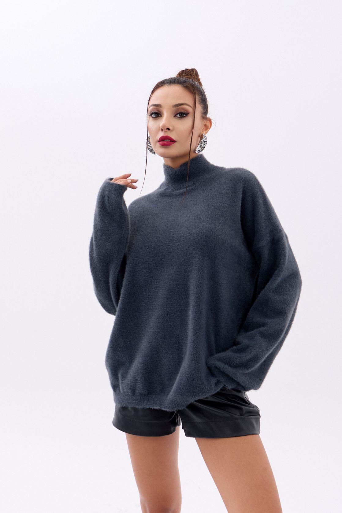 42321 TRİKO YARIM BALIKÇI SALAŞ KAZAK-ANTRASİT