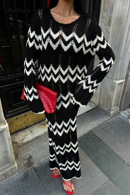 Birit Detaylı Ajurlu Elbise 2839