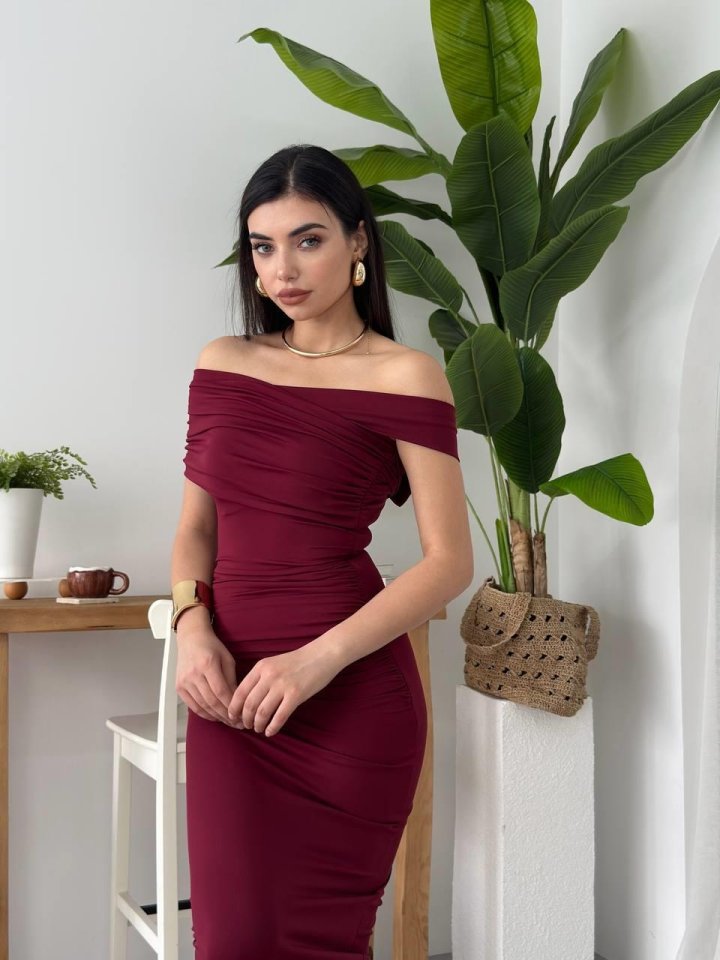 Dron Straplez Elbise