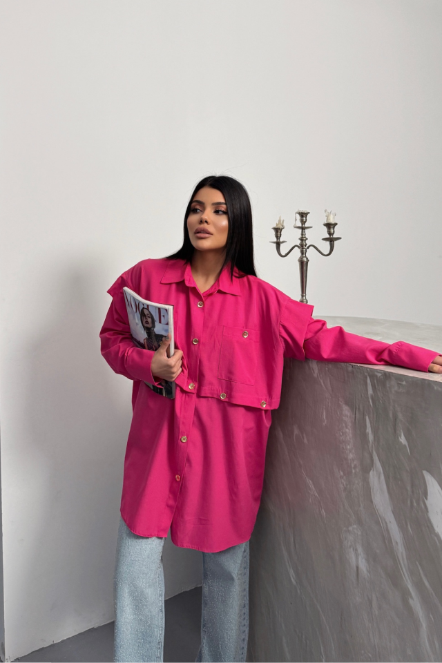 TASARIM GÖMLEK - Fuşya