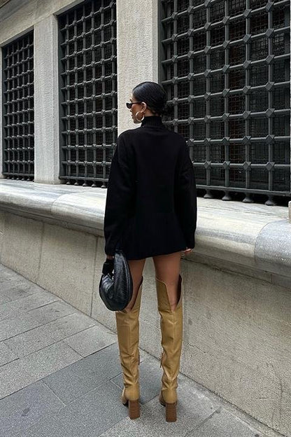 Nakış Detaylı Triko Kazak 1340