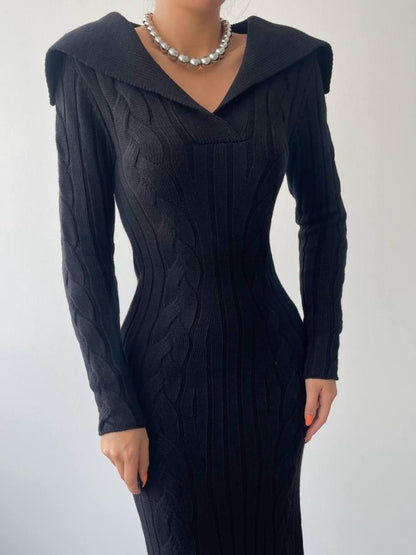 Vienne Yarasa Yaka Elbise