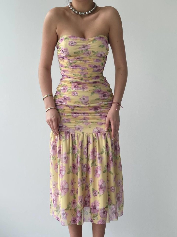 Talia Straplez Elbise