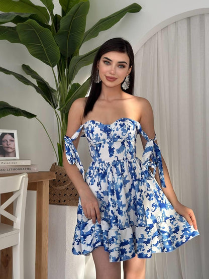 Orew Omuz Bağlamalı Elbise