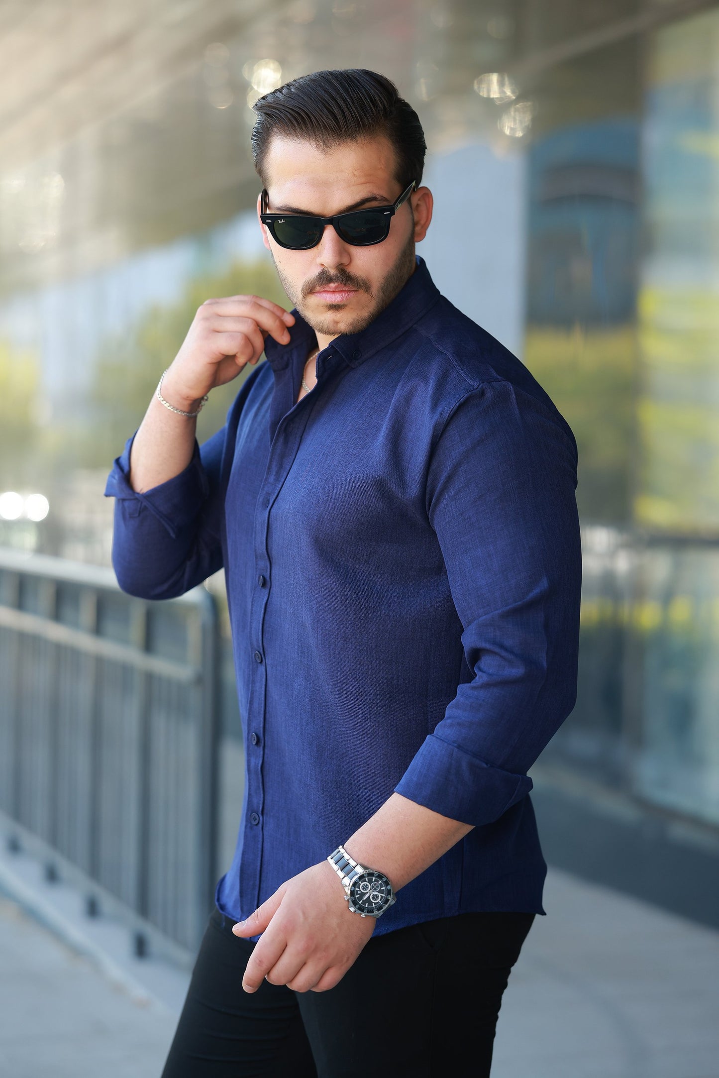 Erkek Uzun Kollu Gömlek