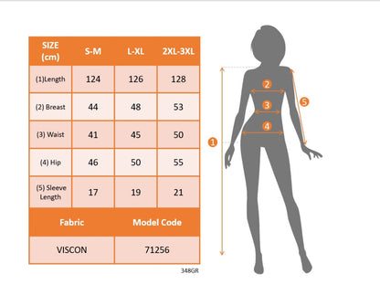 Kadın Uzun Kollu Yakası Açık Viskon Elbise