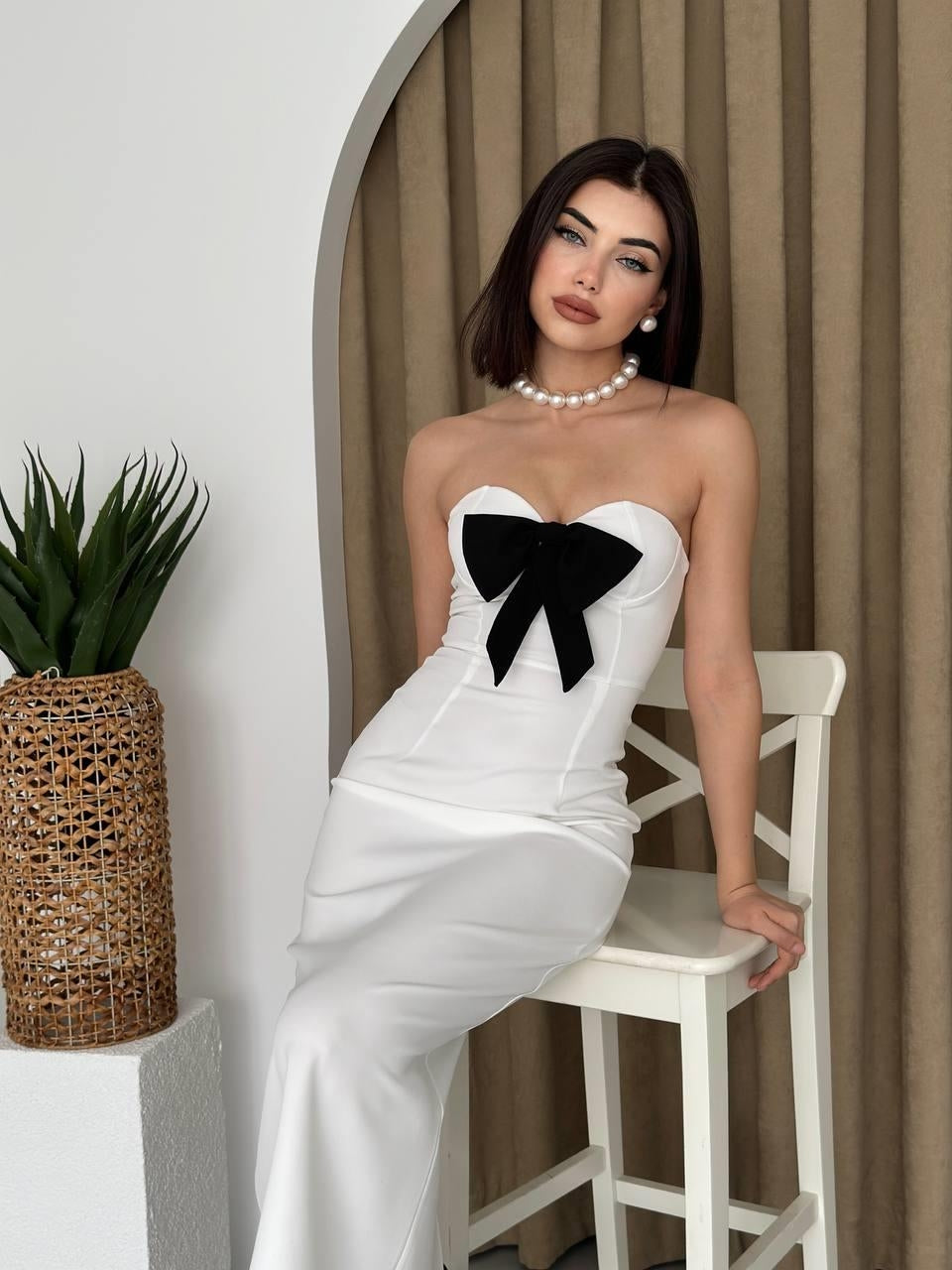 Harvoy Straplez Elbise