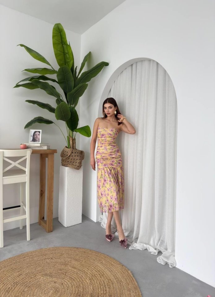 Talia Straplez Elbise