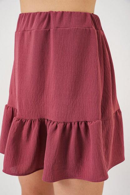 Ayrobin Mini Etek 8054 - Gül Kurusu