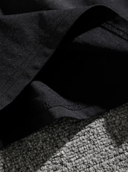 Erkek Dağ Grafikli Tişört, Yaz Için Büyük Beden Rahat T-shirt - Siyah