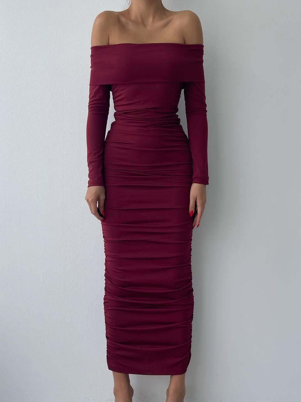 Dakota Drapeli Elbise