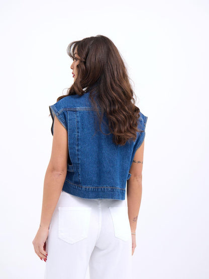 6765 KOT YELEK-MAVİ