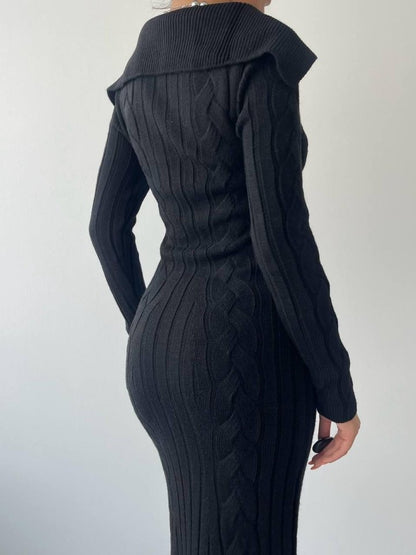 Vienne Yarasa Yaka Elbise