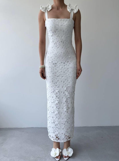 Egra Fiyonk Detaylı Elbise