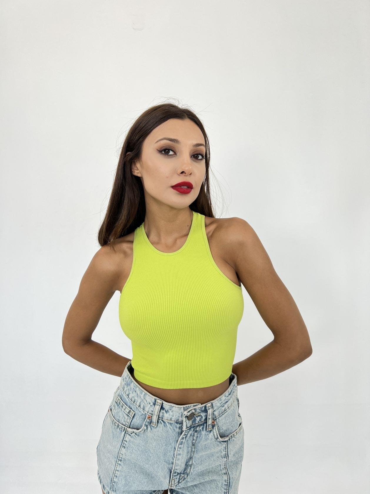 2501 SPORCU YARIM T-SHİRT-YEŞİL