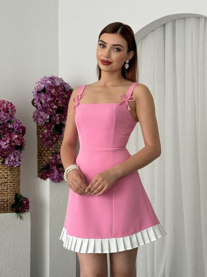 Steel Fiyonk Detay Elbise