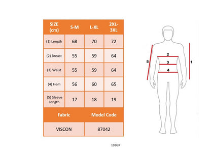 Erkek Kısa Kollu Yuvarlak Yaka Desenli Viskon Bluz