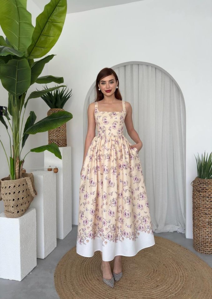 Yoa Cep Detaylı Elbise