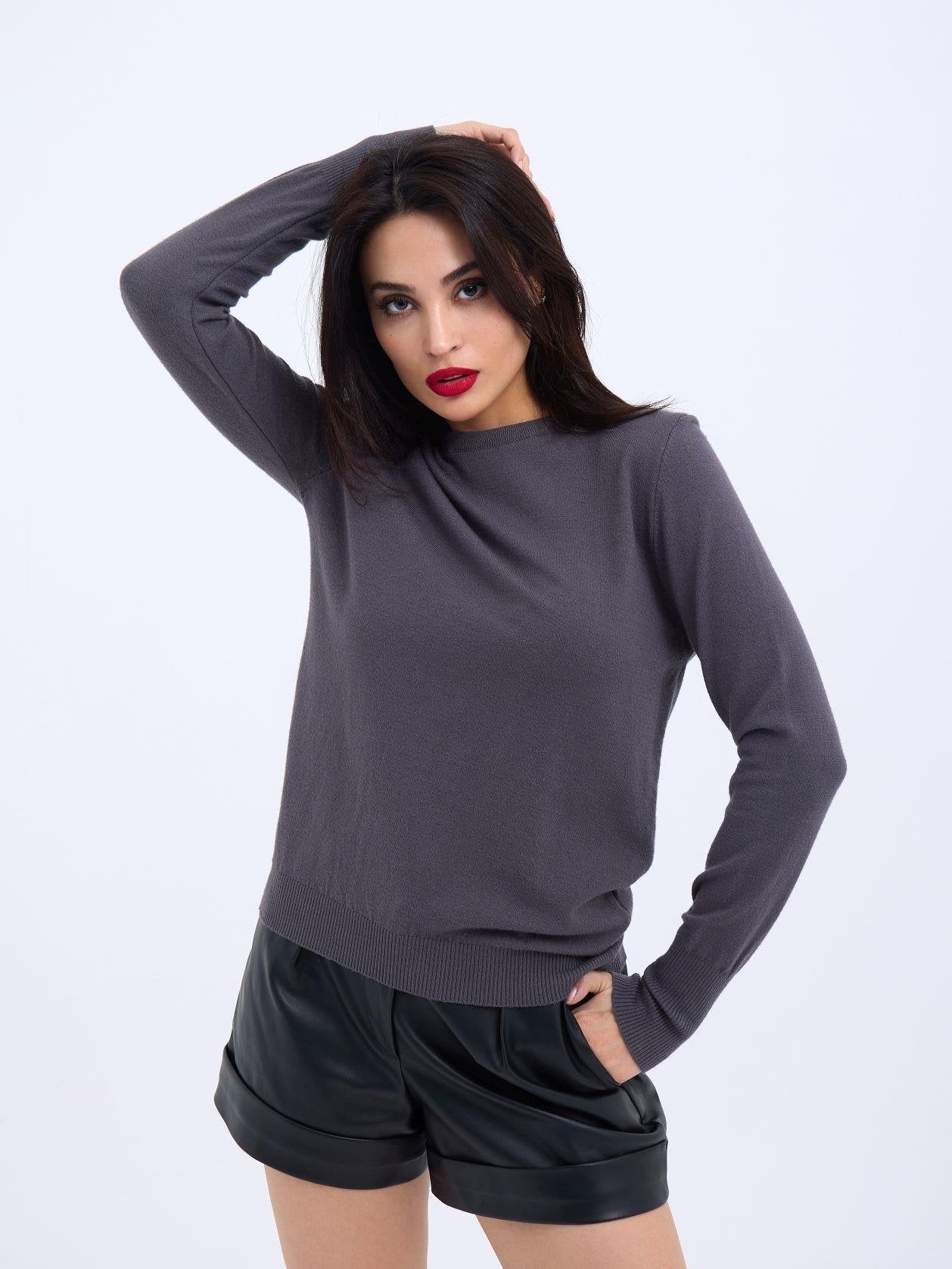 42281 TRİKO SALAŞ KAZAK-ANTRASİT