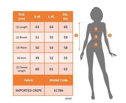 Kadın Uzun Kollu Damla Detaylı Ithal Krep Bluz