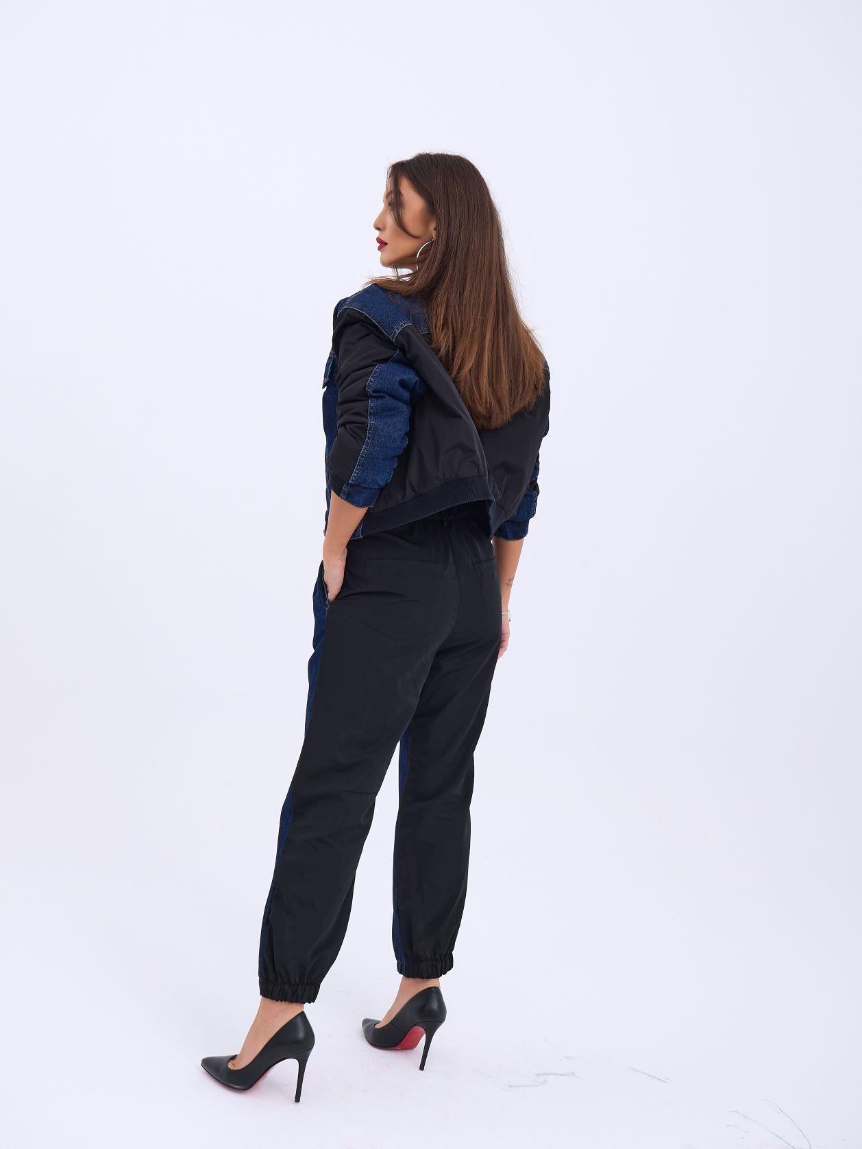 6627 KOT PANTOLON-MAVİ