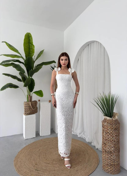 Egra Fiyonk Detaylı Elbise