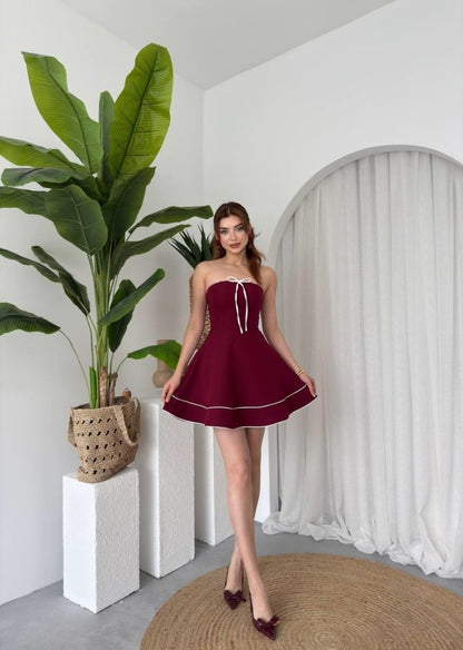 Yuna Straplez Elbise