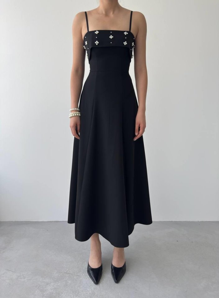 Acco Taş Detaylı Elbise