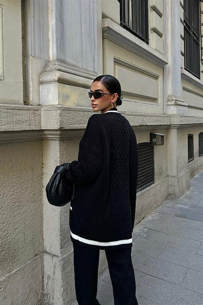 Lunadel Triko Hırka Pantolon Takım 9974